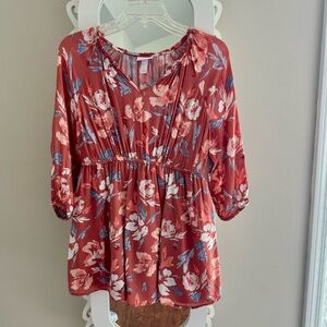Floral Maternity Top